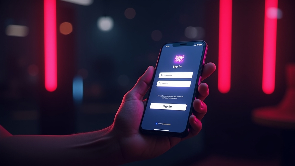 Australian player using a smartphone for a secure casino sign-in